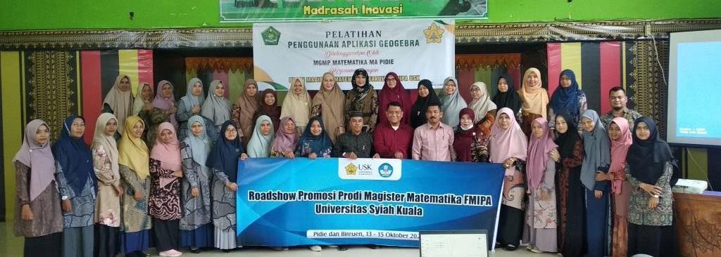 Roadshow Jurusan Matematika di Kabupaten Pidie dan Bireuen